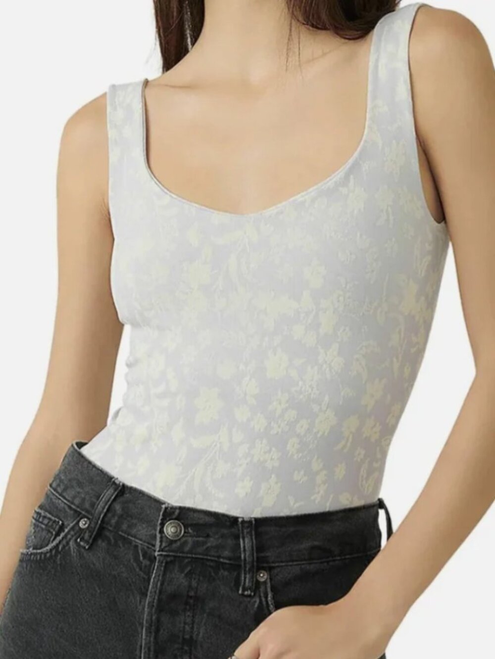 Free People Intimately "Clean Lines" Lavendar/Lilac Bodysuit